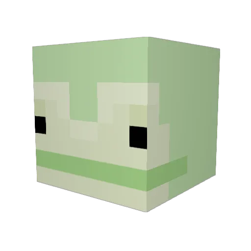 nhaag Minecraft avatar head, 3D render