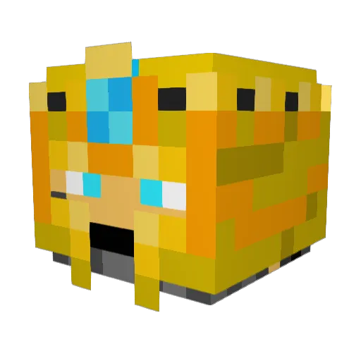 nhatcrazy Minecraft avatar head, 3D render