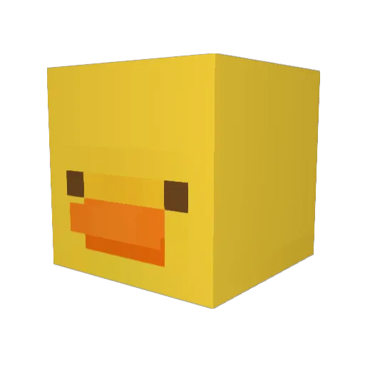 nhii__ Minecraft avatar head, 3D render