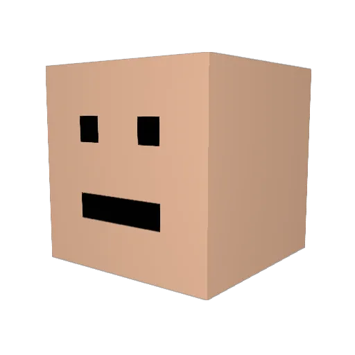 nholler07 Minecraft avatar head, 3D render
