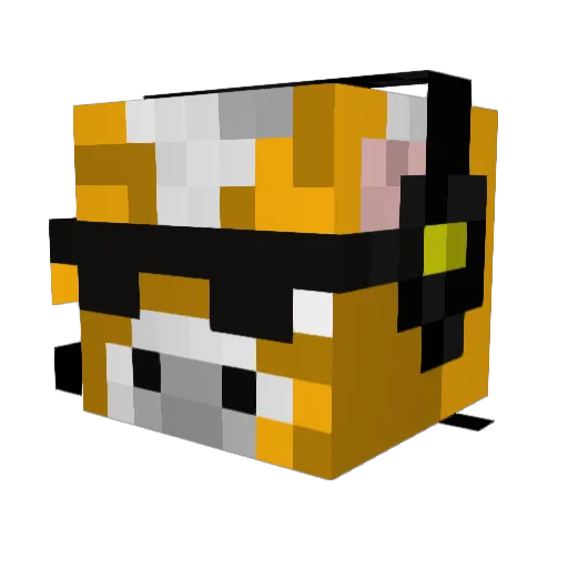 ni2co Minecraft avatar head, 3D render