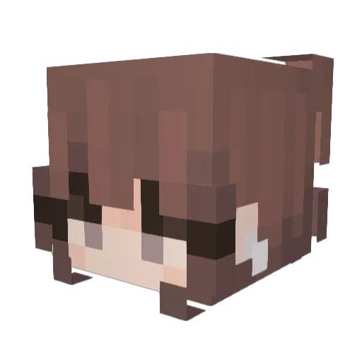 ni8z Minecraft avatar head, 3D render