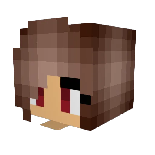 nia2801 Minecraft avatar head, 3D render