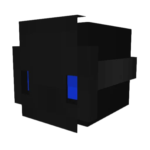 niaky Minecraft avatar head, 3D render