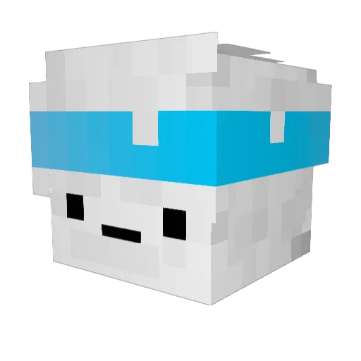 nian_chuan Minecraft avatar head, 3D render