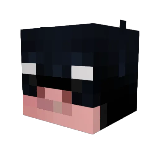 nibbadic Minecraft avatar head, 3D render