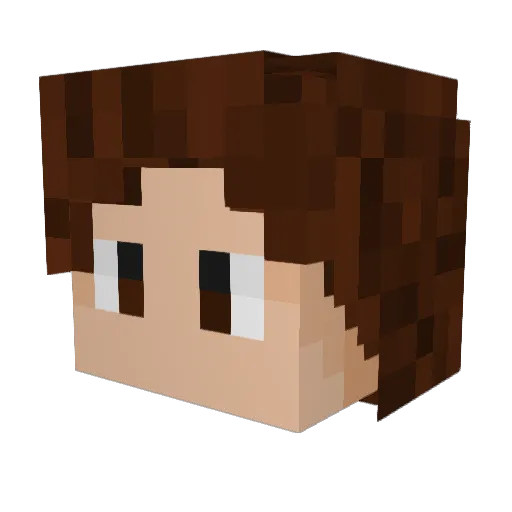 nic_nac Minecraft avatar head, 3D render
