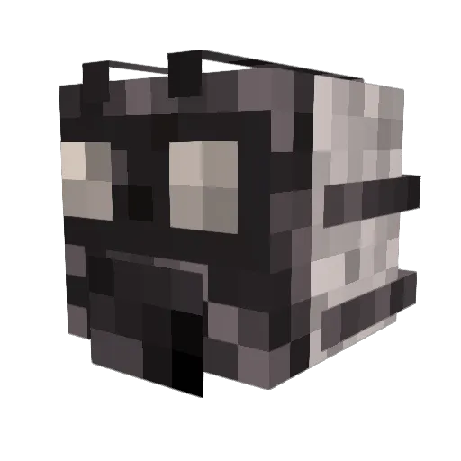 nicai1 Minecraft avatar head, 3D render