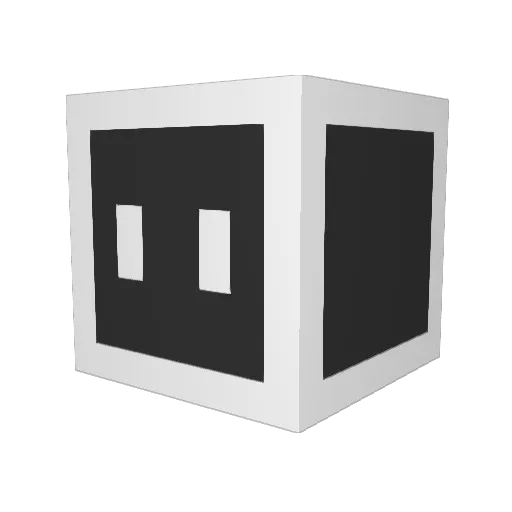 nicanikin Minecraft avatar head, 3D render