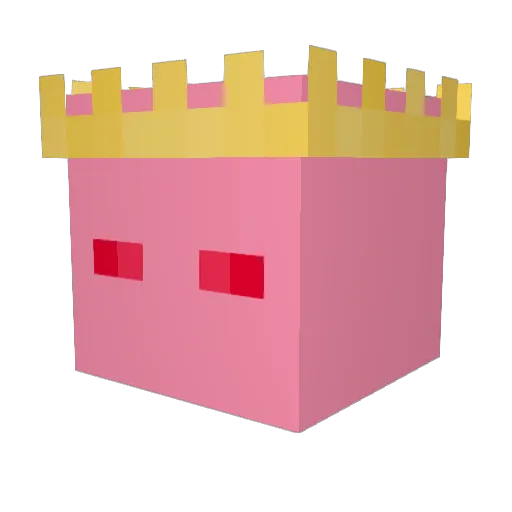 niccipicci Minecraft avatar head, 3D render