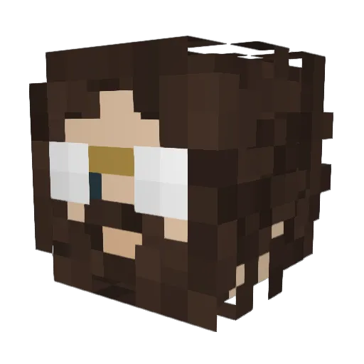 niccspics Minecraft avatar head, 3D render