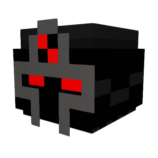 nicdres Minecraft avatar head, 3D render