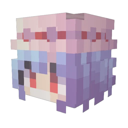 nice_cocoa Minecraft avatar head, 3D render