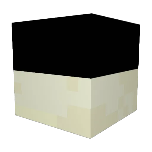 nicemask Minecraft avatar head, 3D render