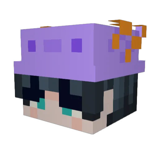 nicerdk1998 Minecraft avatar head, 3D render
