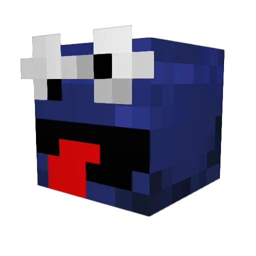 niceutedriver Minecraft avatar head, 3D render