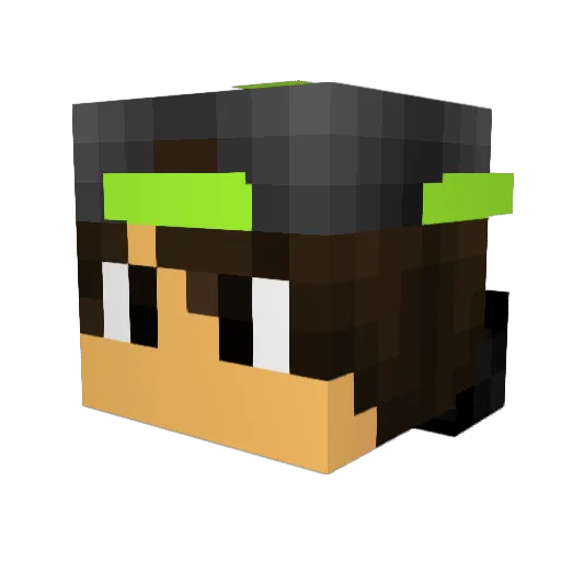 nicgus006 Minecraft avatar head, 3D render