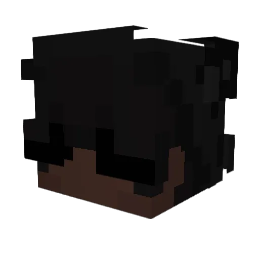 nichealo Minecraft avatar head, 3D render