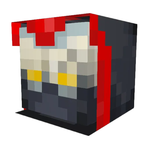 nicho251 Minecraft avatar head, 3D render