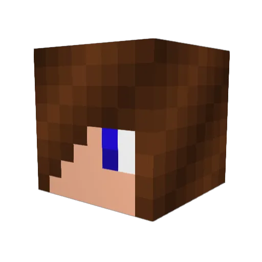 nicho_chico Minecraft avatar head, 3D render