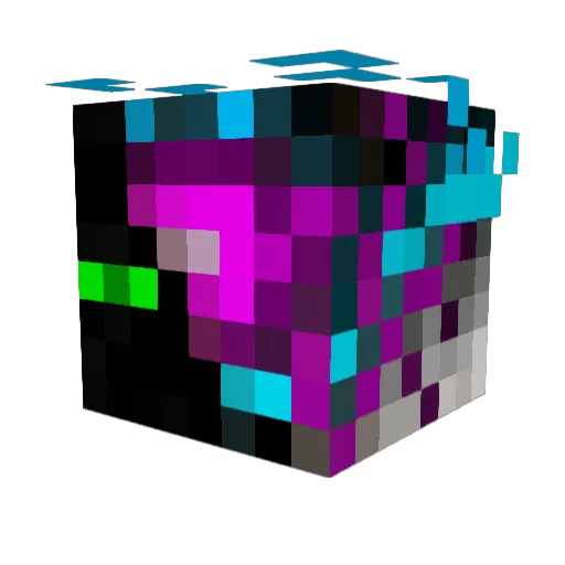 nicholaselfert Minecraft avatar head, 3D render