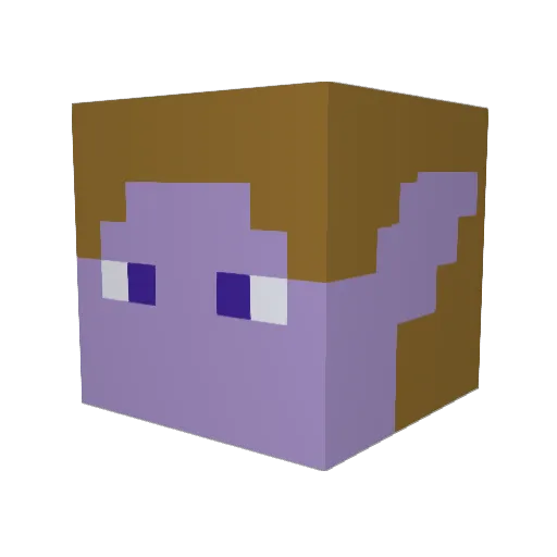 nicholasp07 Minecraft avatar head, 3D render