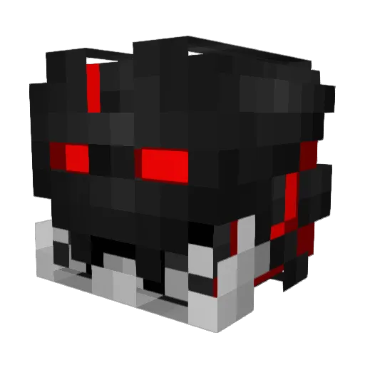 nicht_reels Minecraft avatar head, 3D render