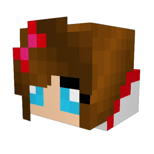 nicii1991 Minecraft avatar head, 3D render