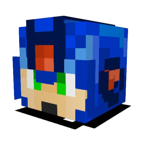 nicjoe1 Minecraft avatar head, 3D render