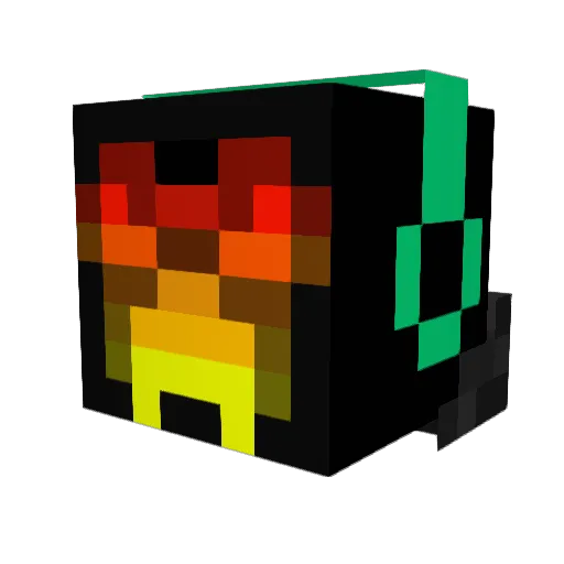 nick0z3 Minecraft avatar head, 3D render