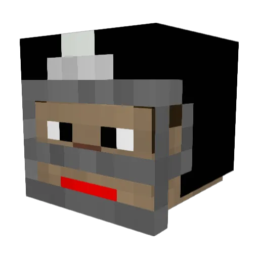 nick1823 Minecraft avatar head, 3D render