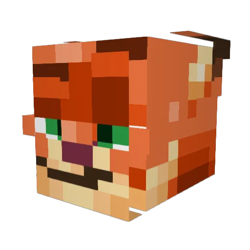 nick1996 Minecraft avatar head, 3D render