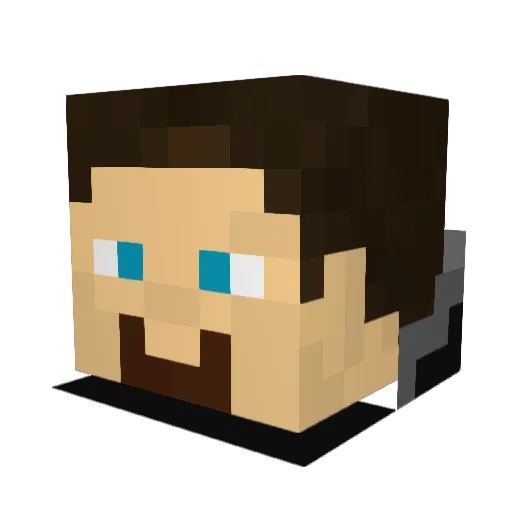 nick241099 Minecraft avatar head, 3D render