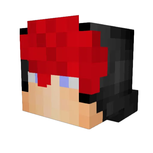 nick34561 Minecraft avatar head, 3D render