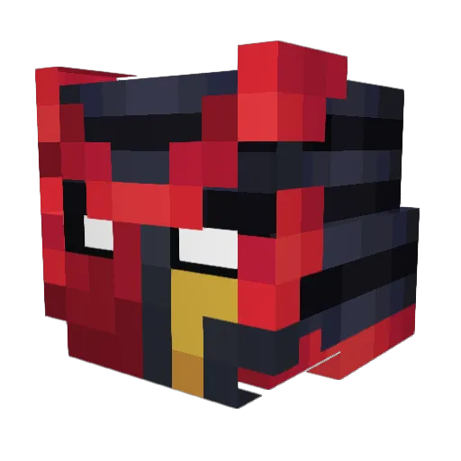 nick961009 Minecraft avatar head, 3D render