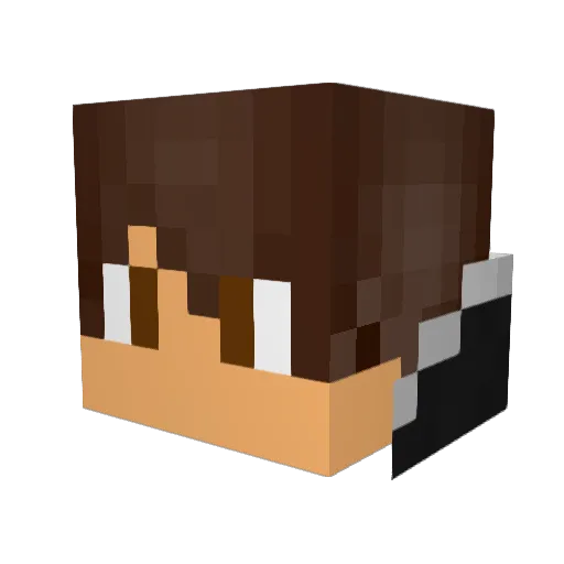 nick_h19 Minecraft avatar head, 3D render
