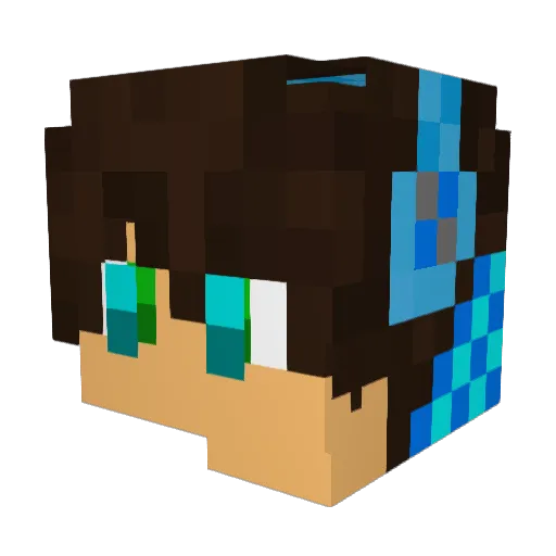 nick_k1ncaid Minecraft avatar head, 3D render