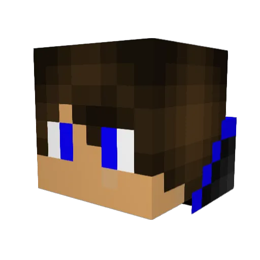 nickadarcy Minecraft avatar head, 3D render