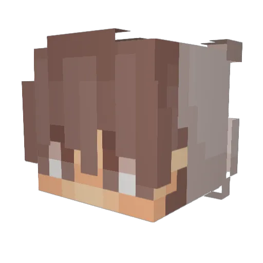 nickatsuma Minecraft avatar head, 3D render