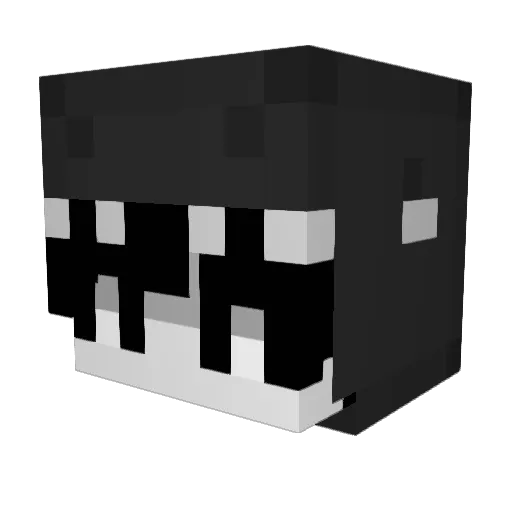 nickbl689 Minecraft avatar head, 3D render