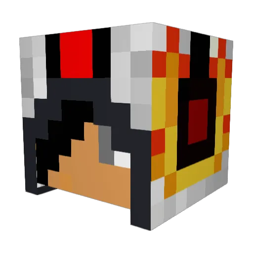 nickeeeee Minecraft avatar head, 3D render
