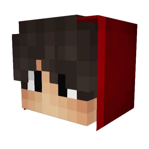 nickgcamacho Minecraft avatar head, 3D render