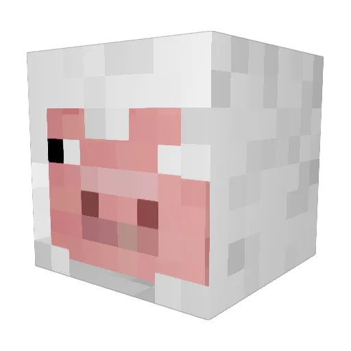 nickhansen1992 Minecraft avatar head, 3D render