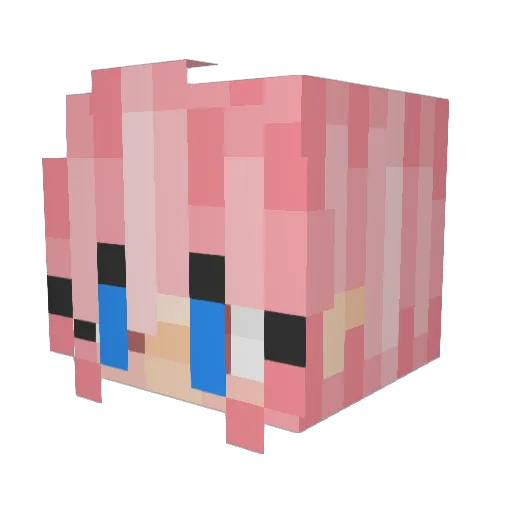 nickharr24 Minecraft avatar head, 3D render