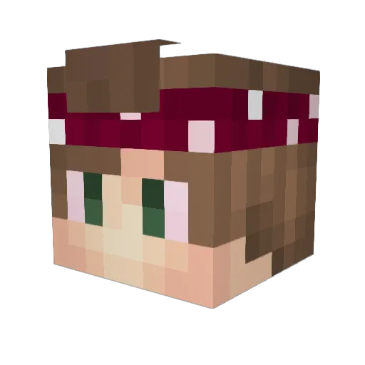 nickk169 Minecraft avatar head, 3D render