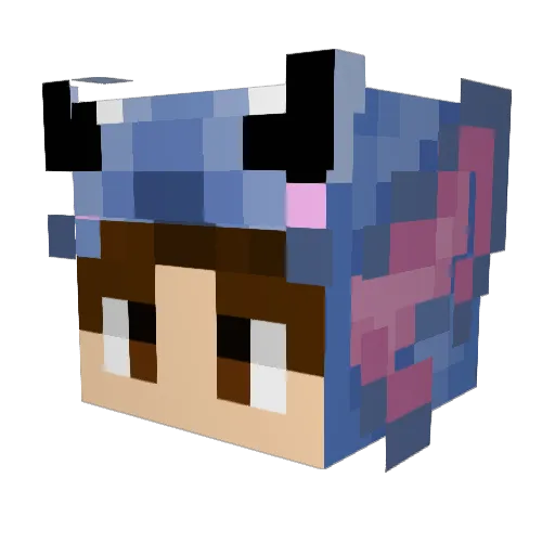 nickkid1 Minecraft avatar head, 3D render