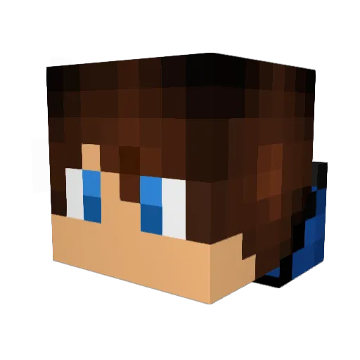 nicklanda Minecraft avatar head, 3D render