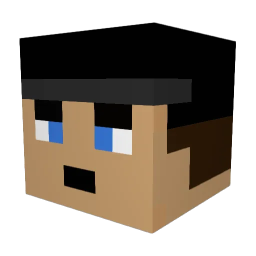 nicklas299 Minecraft avatar head, 3D render