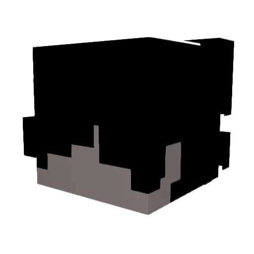 nickles45 Minecraft avatar head, 3D render