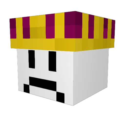 nicklotta_ Minecraft avatar head, 3D render
